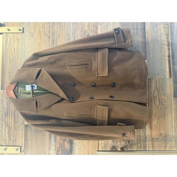 Todd Snyder Virgin Wool & Cashmere Blend Lined Luxe Peacoat NWT $895 - Picture 2 of 10